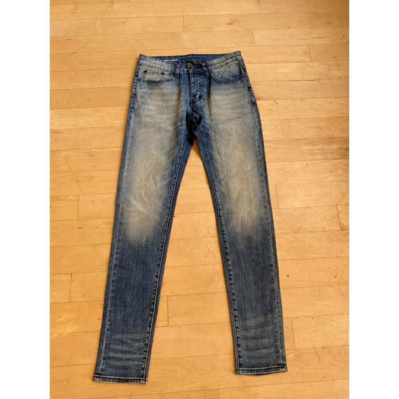 Six week Residency BNWOT skinny jeans sz 30 button fly vintage indigo - Picture 1 of 7